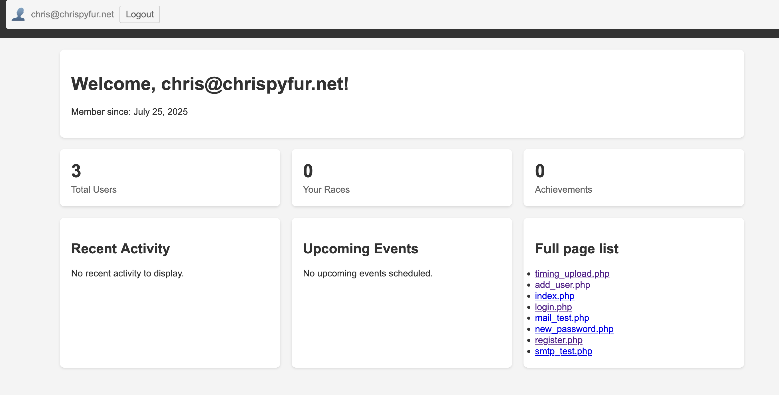 RaceCloud Timing System preview