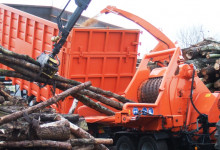 Contract chipping close-up