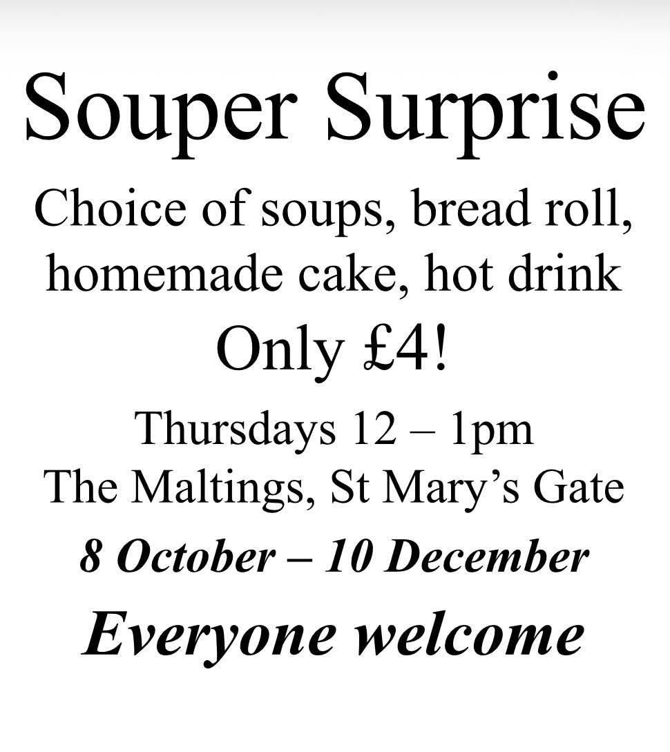 Souper Surprise. Community Lunch.
