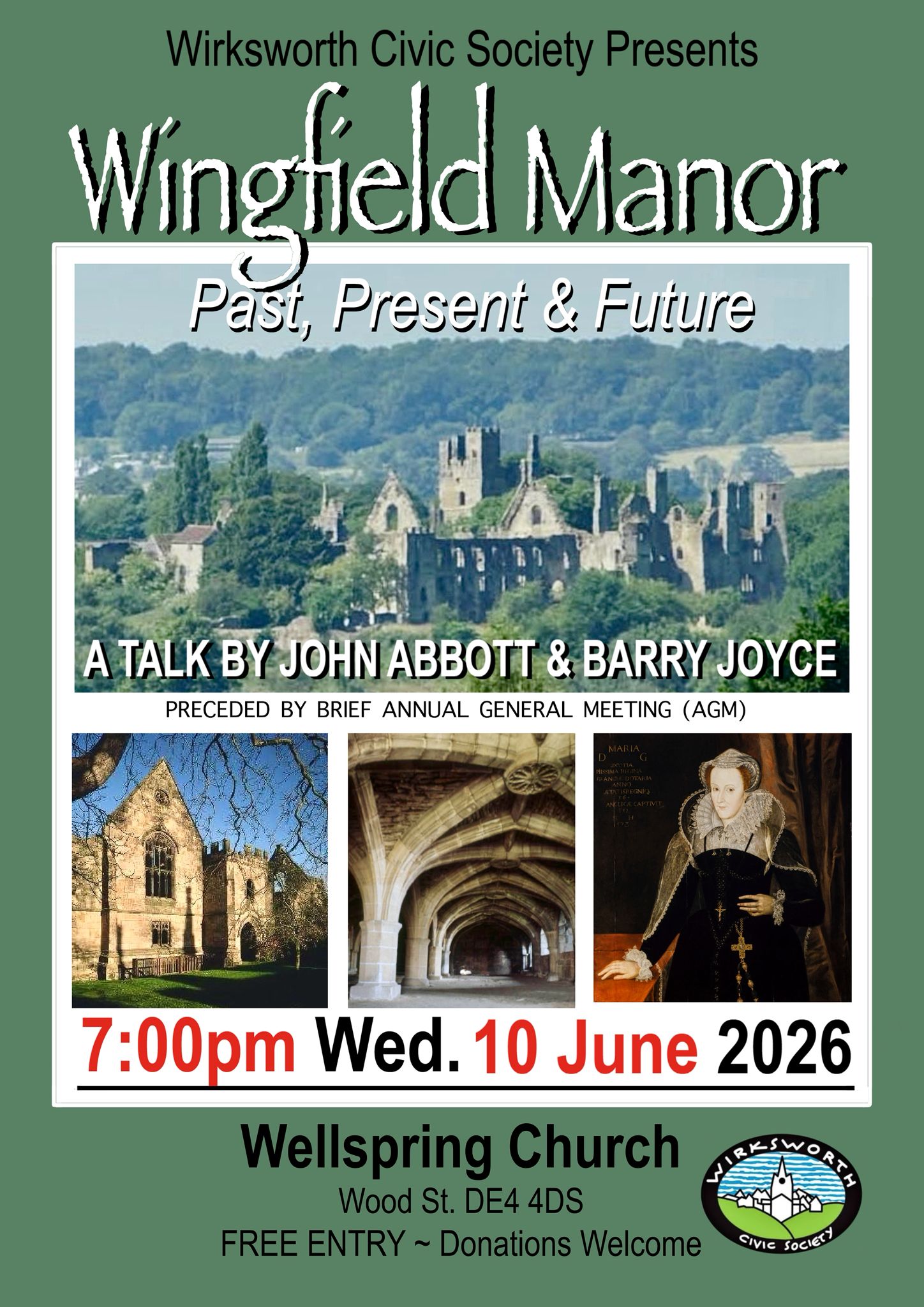 Wingfield Manor – Past, Present and Future