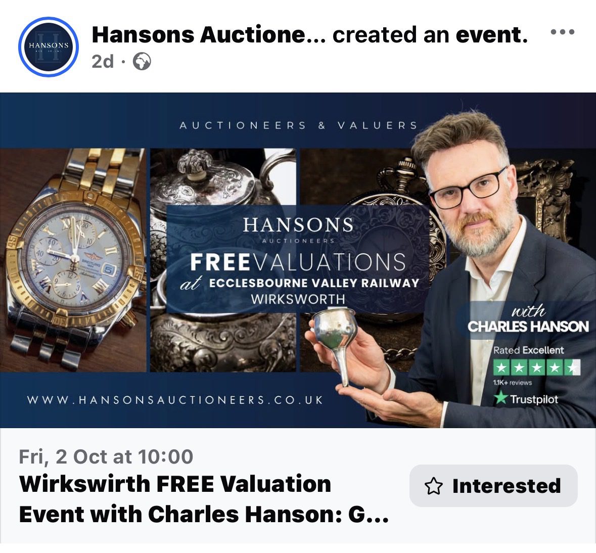 Discovery and Valuation with Charles Hanson at EVR